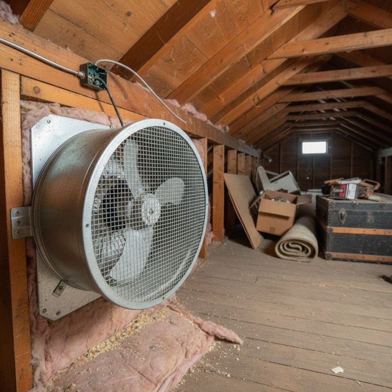 Attic Fan Installation in Heber City, UT