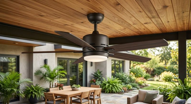 Porch Fan Installation in Conroe, TX